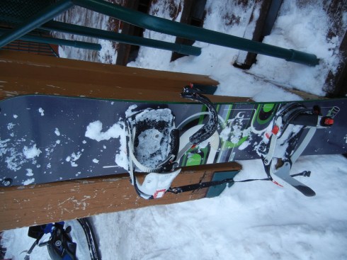 My snowboard I rented from Friday until Monday for only $20!!!!! (WSU students - visit the ORC across from the SRC near the tennis courts, lots of gear to rent at GREAT prices!)